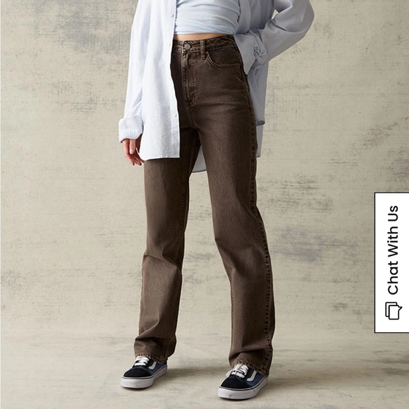 Pacsun 90s boyfriend Jean in brown - Picture 5 of 6